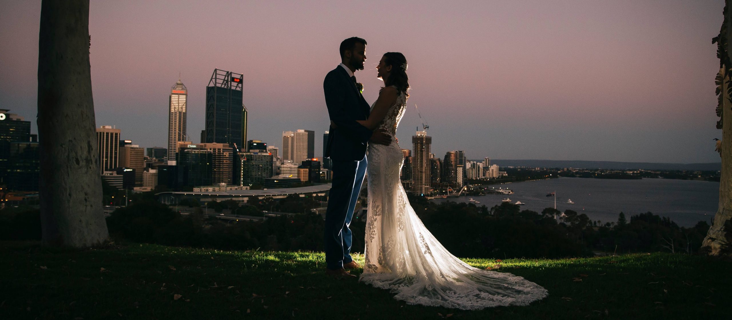 Perth at Night – Jacqueline Jane Photography – Eloping with Marriage Celebrant Perth